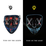 Halloween Purge LED Mask