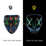 Halloween Purge LED Mask