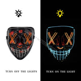 Halloween Purge LED Mask