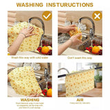 Organic Biodegradable Reusable Beeswax Food Wrap