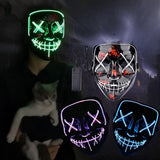 Halloween Purge LED Mask