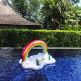 Inflatable Pool Float Tray for Drinks and Food