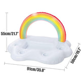 Inflatable Pool Float Tray for Drinks and Food