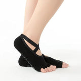 Open Toe Anti Slip Ballet Yoga Socks
