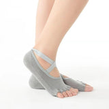 Open Toe Anti Slip Ballet Yoga Socks