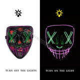 Halloween Purge LED Mask