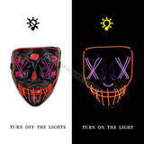 Halloween Purge LED Mask