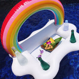 Inflatable Pool Float Tray for Drinks and Food