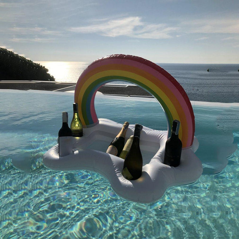Inflatable Pool Float Tray for Drinks and Food