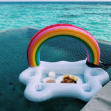 Inflatable Pool Float Tray for Drinks and Food